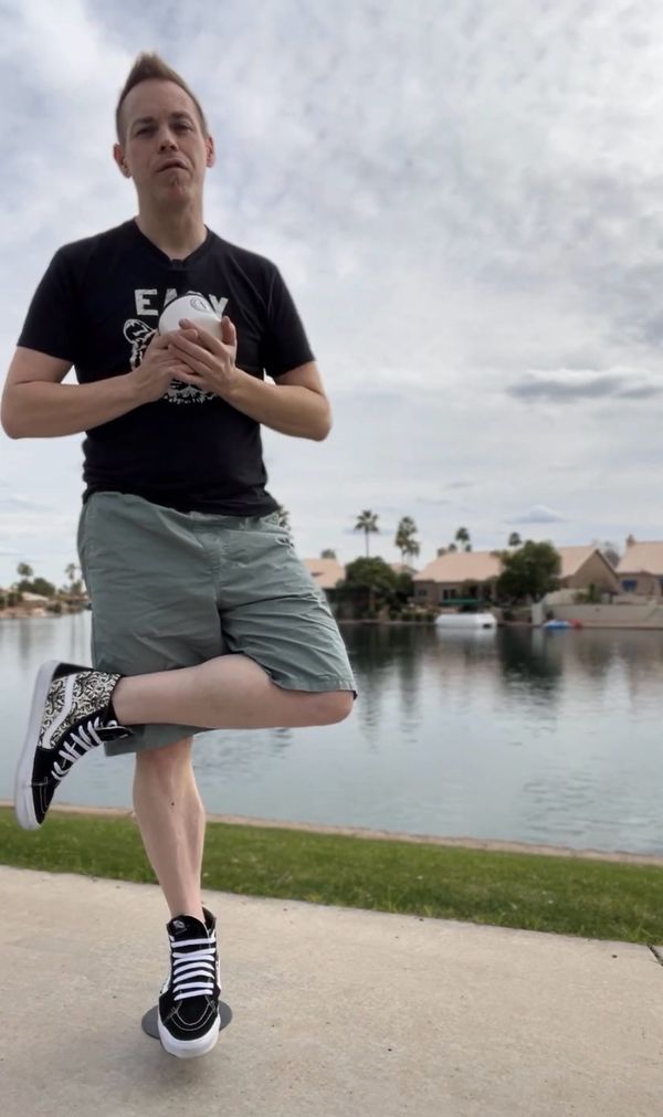 Ryan Today balancing on The Pivot